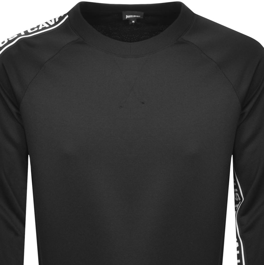 Alternative Image for ProductJust Cavalli Crew Neck Logo Sweatshirt Black2